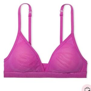 Pink Victoria’s Secret Fuchsia Triangle Bralette